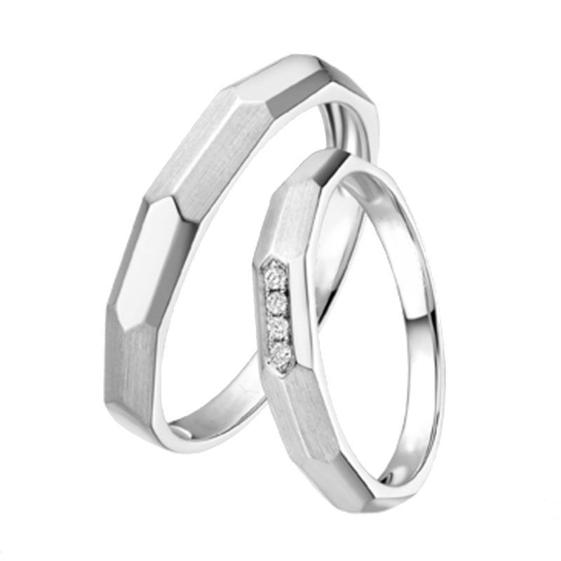 Plated Arrow Sterling Silver Couple Rings