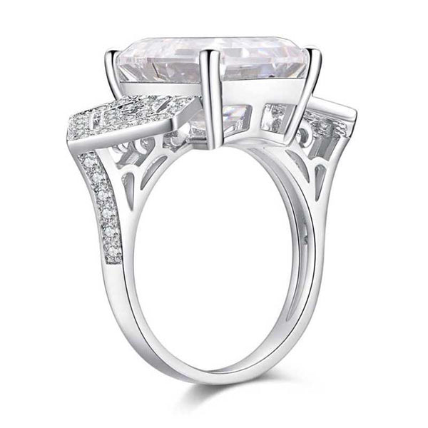 Unique Emerald Cut Candy Ring