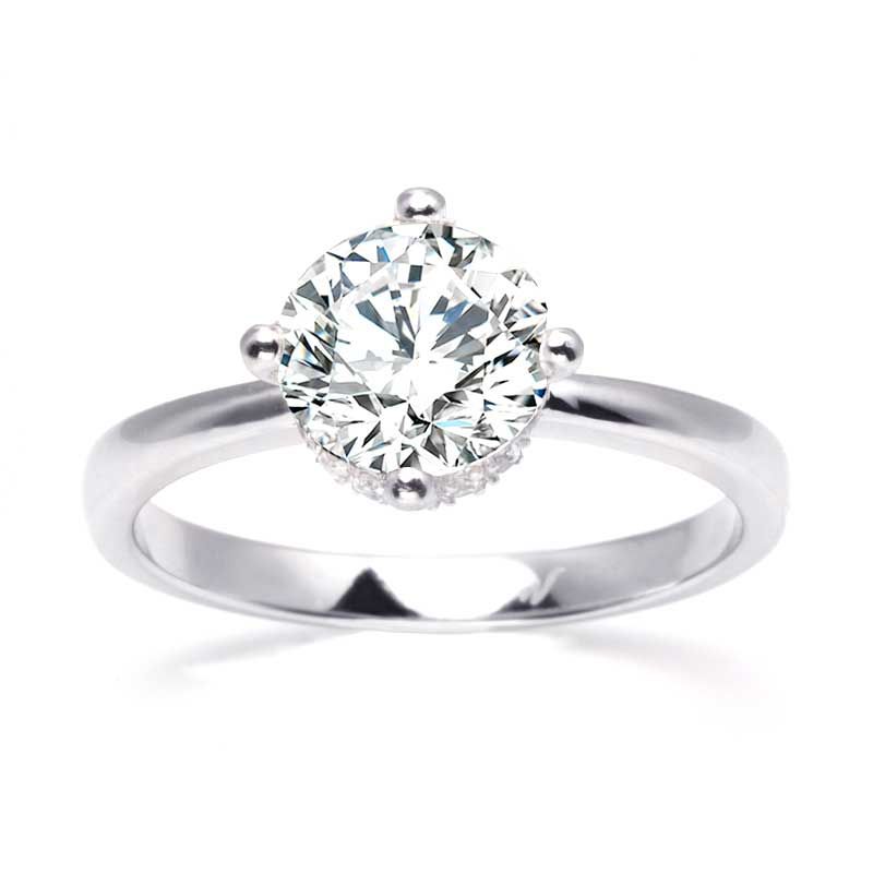 Classic Four Prong Engagement Ring