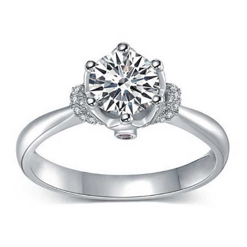 Romantic Crown Setting Ring