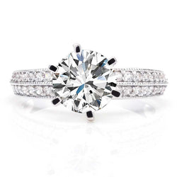 Dazzling Pave Setting Ring
