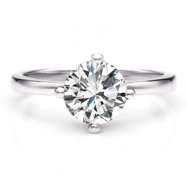 Classic Four Prong Engagement Ring