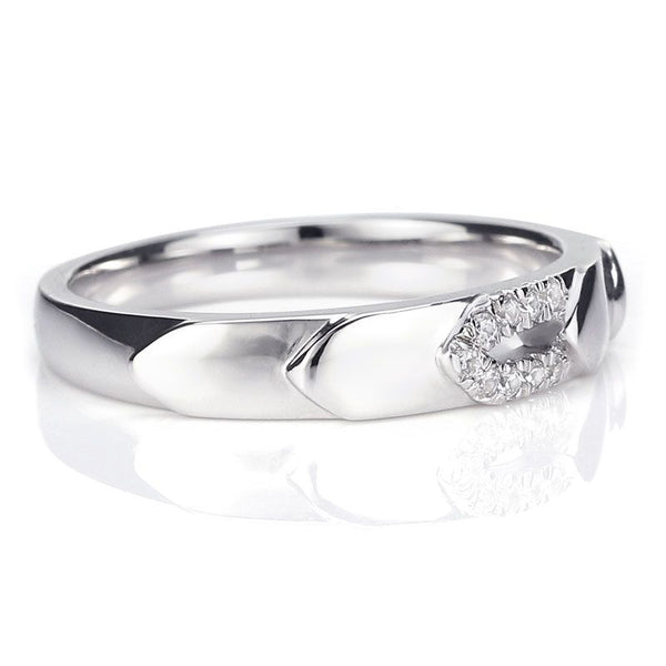 Arrow Sterling Silver Couple Ring
