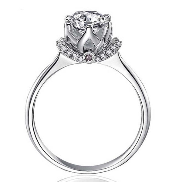 Romantic Crown Setting Ring
