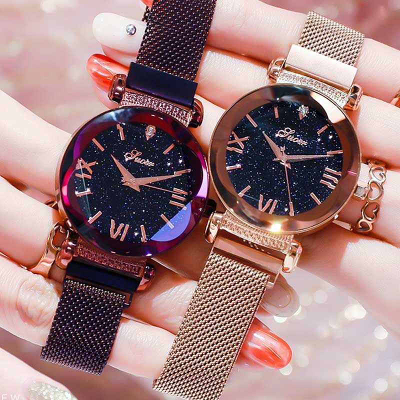 Fashion Star Watch with Sparkling Stones