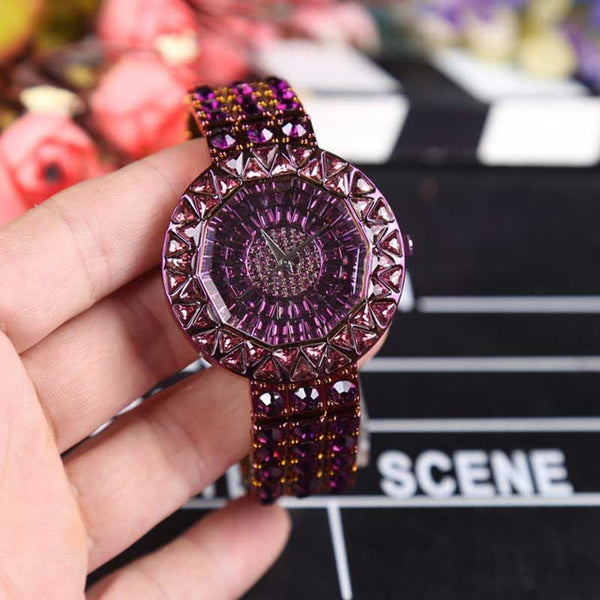 Mermaid Fully Studded With Crystals And Diamonds Fashion Watches