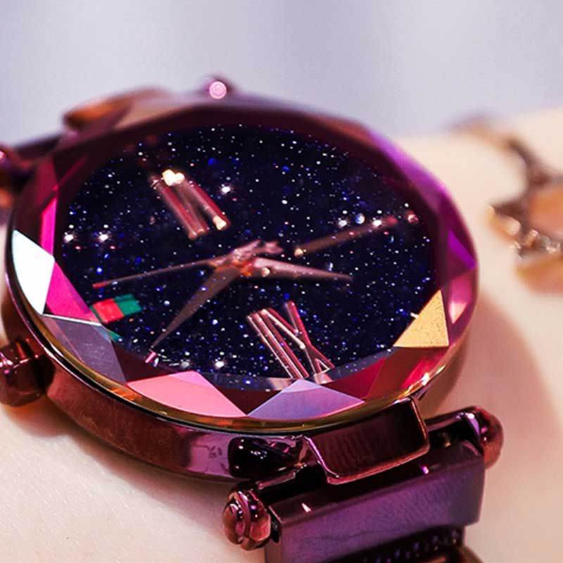 Galaxy Star Watch Rome Pointer with Sparkling Stones