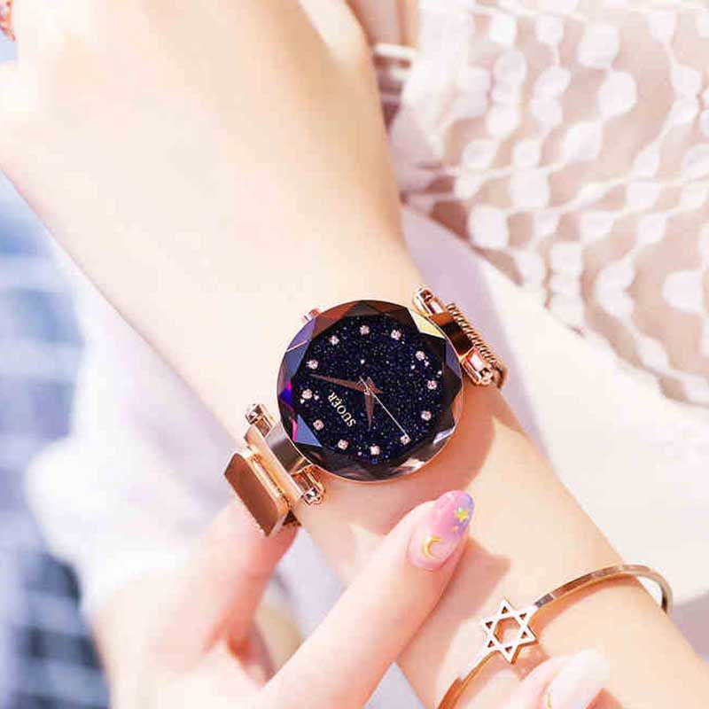 Star Watch with Flower Specular Gloss Cut