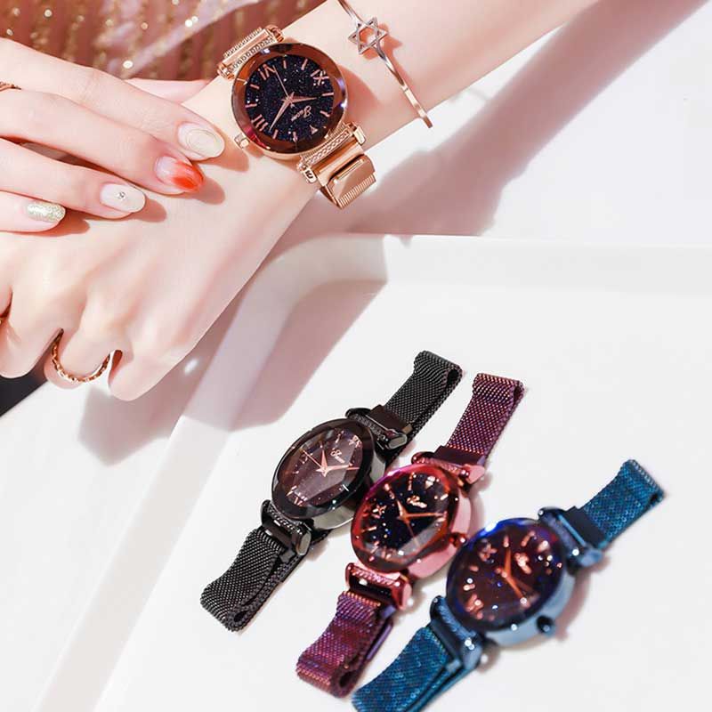 Fashion Star Watch with Sparkling Stones